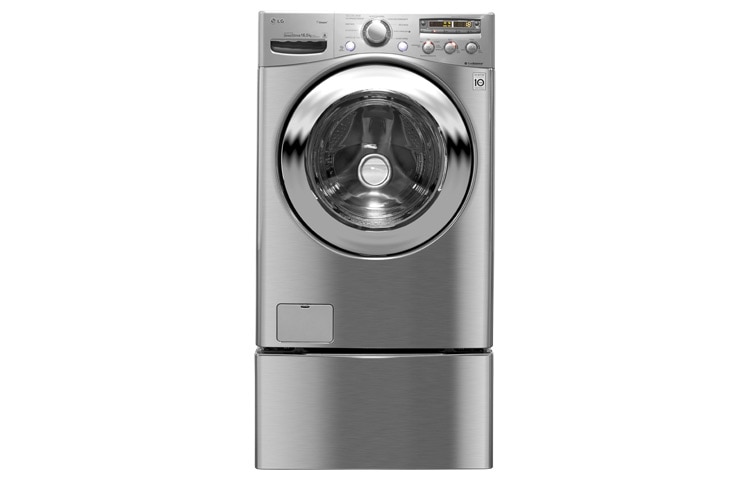 Vista frontal de LAVADORA LG 6 MOTION DD™ CARGA FRONTAL WM2650HVA