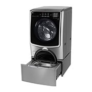 LG Lavadora Smart TWINWash™ Carga Frontal 6 Motion DD con Motor Inverter Direct Drive con SmartThinQ™ 25.5 Kg (22 kg + 3.5 kg) color Deluxe steel, WM5000HVA