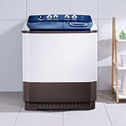 LG Lavadora LG Carga Superior Doble tina  con Sistema sin aspas Roller- Jet 14 Kg - Blanca - WP14WAR, WP14WAR