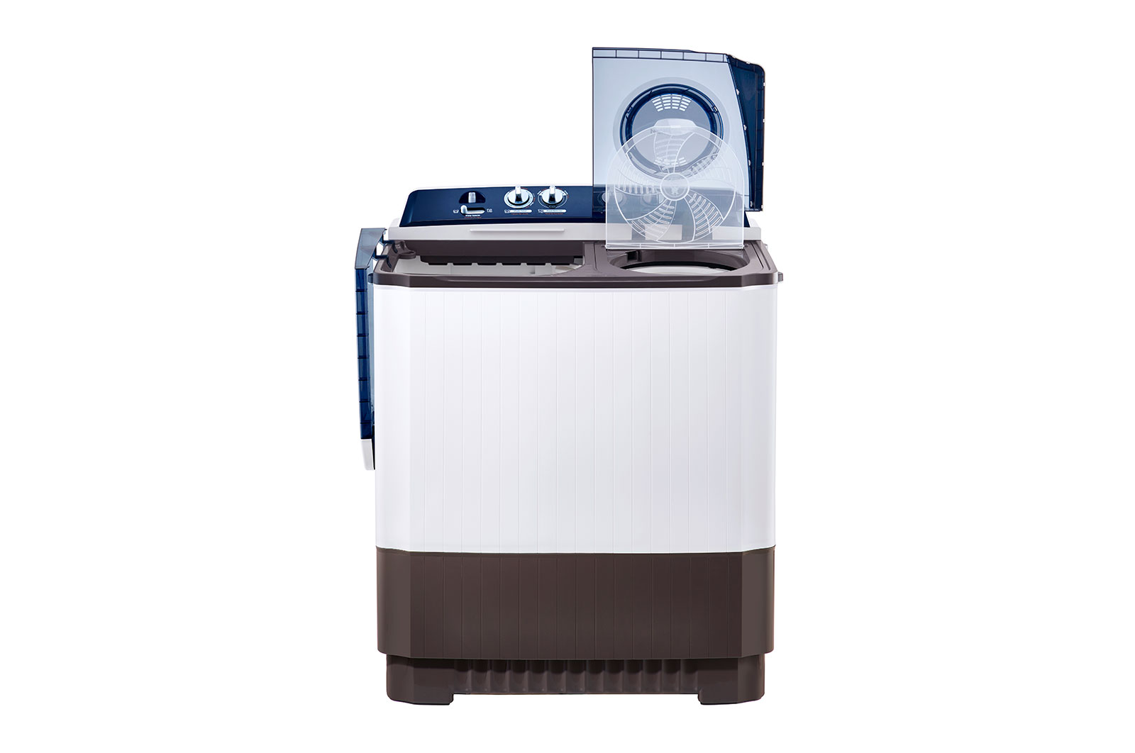 LG Lavadora LG Carga Superior Doble tina  con Sistema sin aspas Roller- Jet 14 Kg - Blanca - WP14WAR, WP14WAR