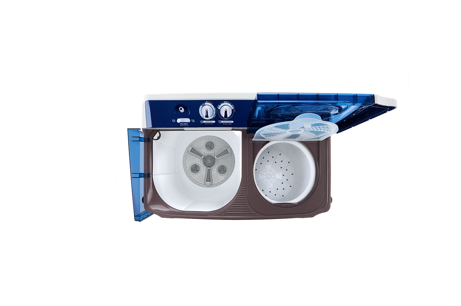 LG Lavadora LG Carga Superior Doble tina  con Sistema sin aspas Roller- Jet 14 Kg - Blanca - WP14WAR, WP14WAR