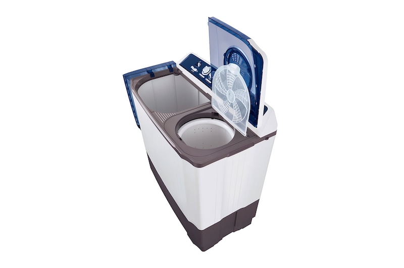 LG Lavadora LG Carga Superior Doble tina  con Sistema sin aspas Roller- Jet 16.5Kg - Blanca - WP17WAR, WP17WAR