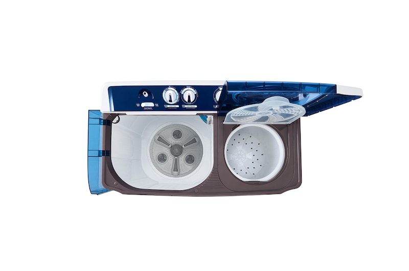 LG Lavadora LG Carga Superior Doble tina  con Sistema sin aspas Roller- Jet 16.5Kg - Blanca - WP17WAR, WP17WAR
