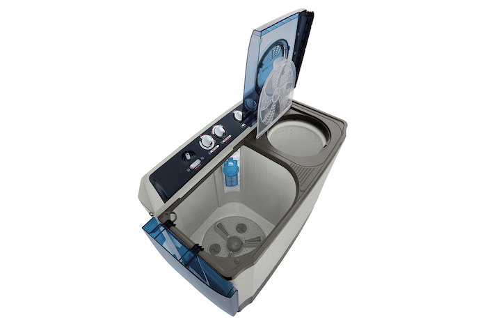LG Lavadora LG Carga Superior Doble tina con Sistema sin aspas Roller- Jet 18 Kg - Gris - WP18GAR, WP18GAR