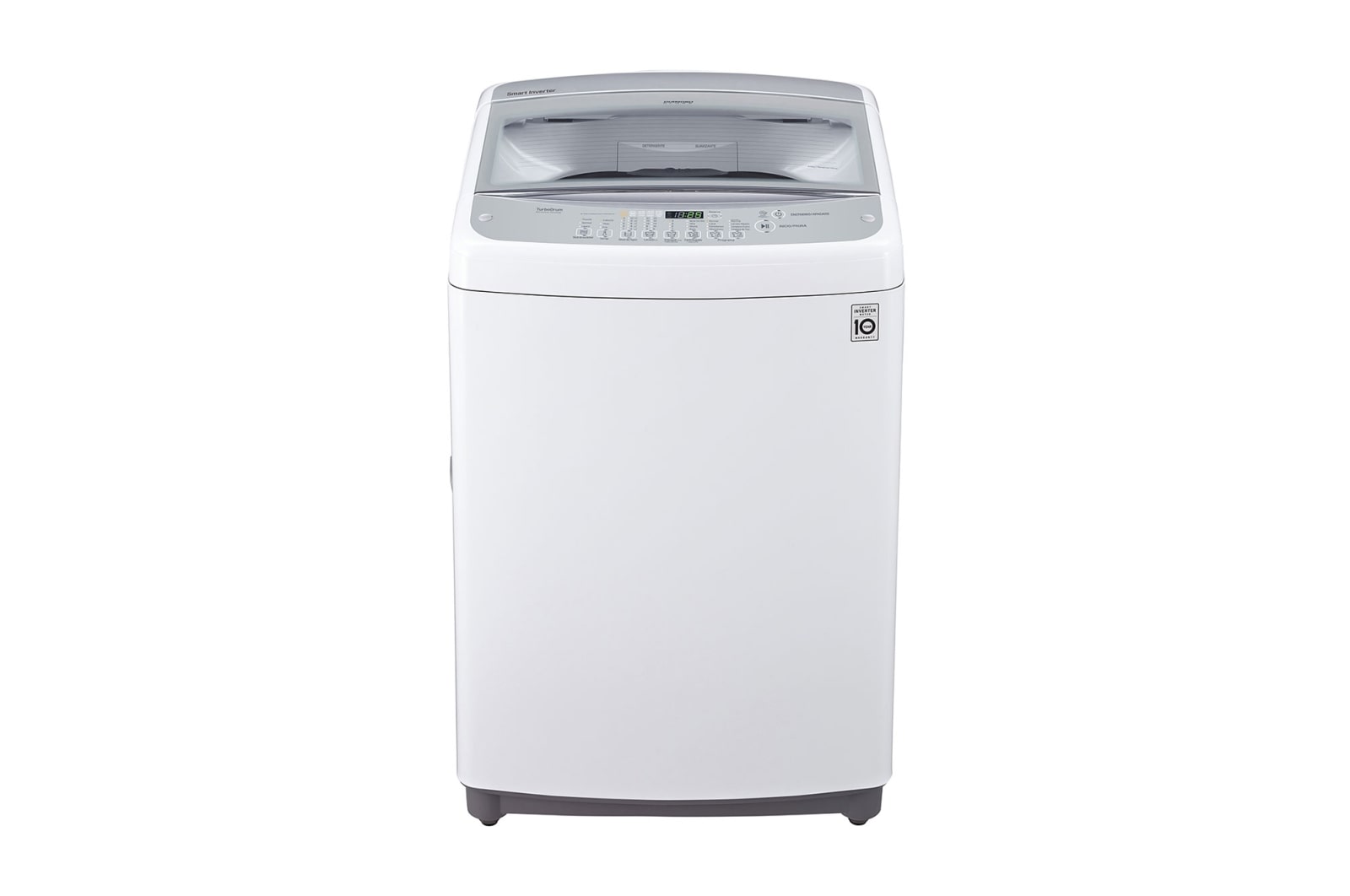 Vista frontal de Lavadora Carga Superior 3 Smart Motion con Motor Smart Inverter 17 Kg color Blanca WT17WSB