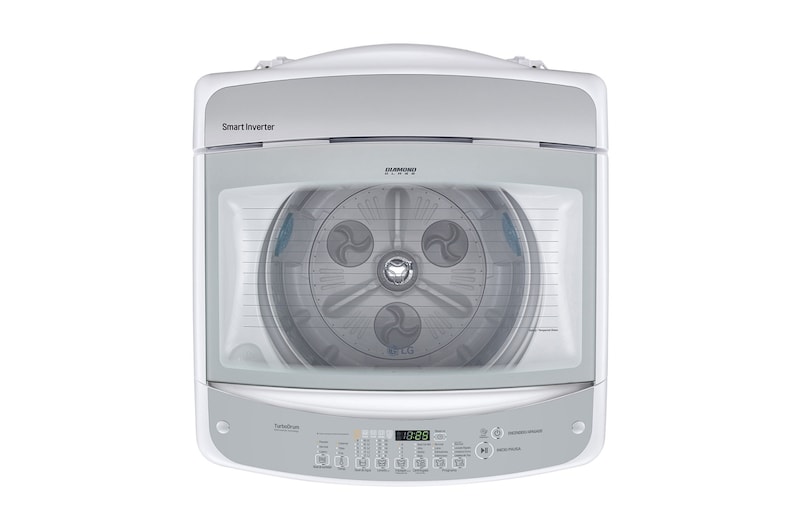 LG Lavadora Carga Superior 3 Smart Motion con Motor Smart Inverter 17 Kg color Blanca, WT17WSB