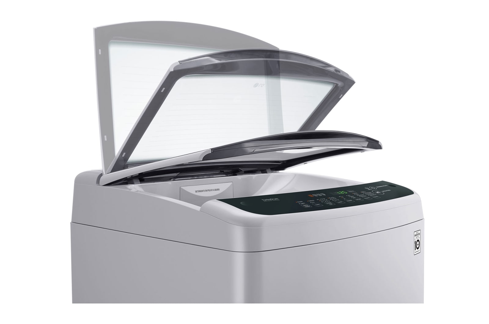 LG Lavadora LG Carga Superior  Smart Inverter con 3 Smart Motion 18 Kg - Plata , WT18DSBP