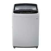 Vista frontal de Lavadora Carga Superior 3 Smart Motion con Motor Smart Inverter 18 Kg color Gris plata WT18SSB