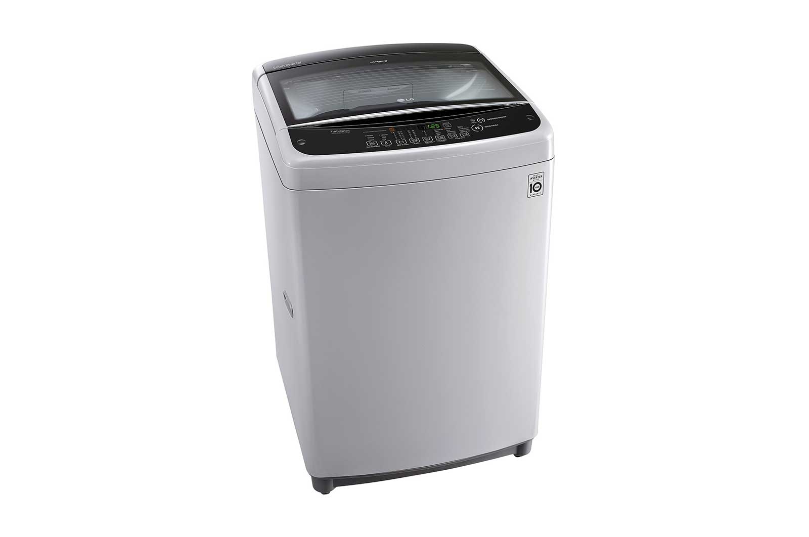 LG Lavadora Carga Superior 3 Smart Motion con Motor Smart Inverter 18 Kg color Gris plata, WT18SSB