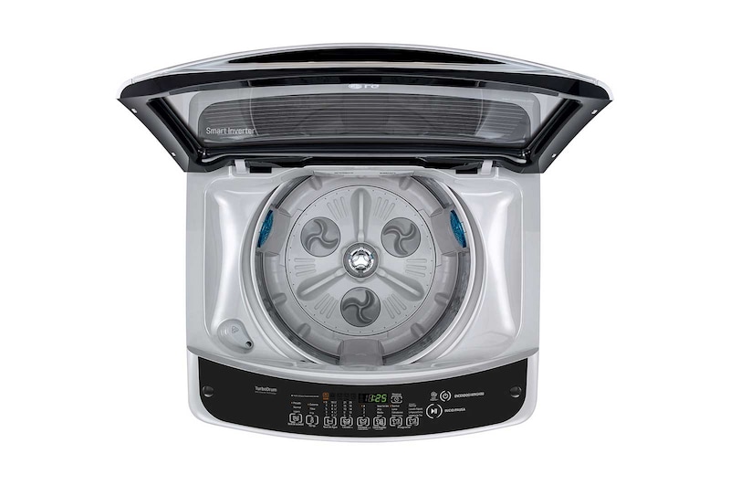 LG Lavadora Carga Superior 3 Smart Motion con Motor Smart Inverter 19 Kg color Gris plata, WT19DSB