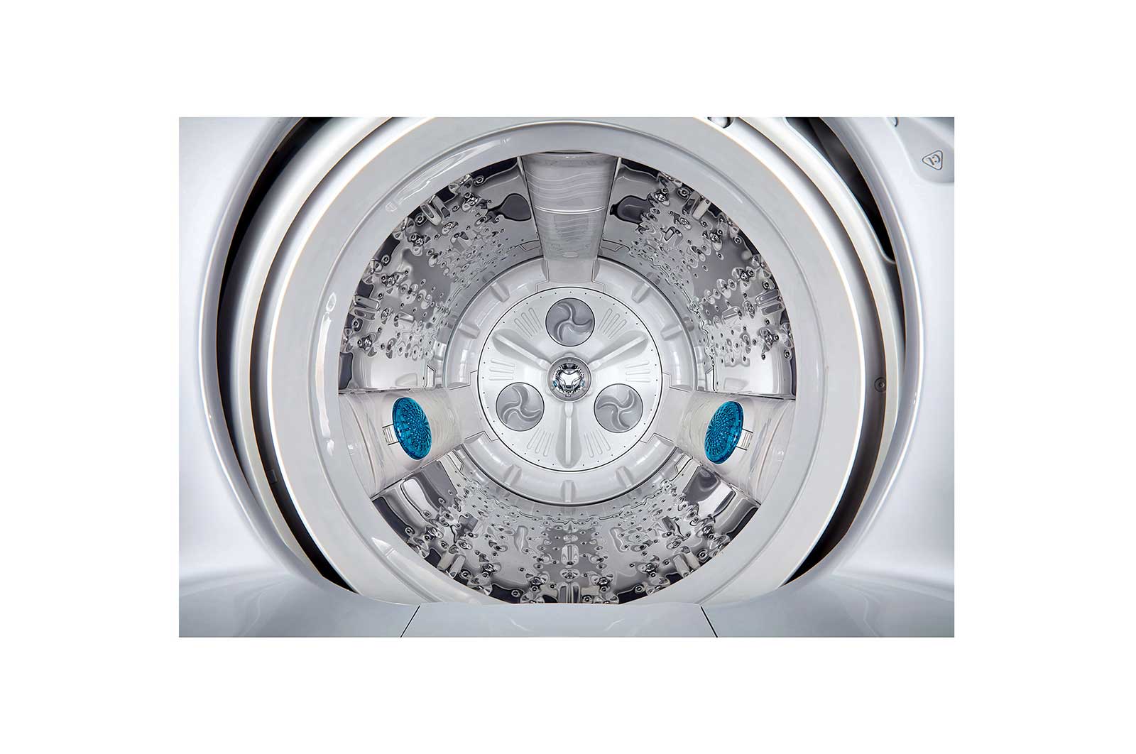 LG Lavadora Carga Superior 3 Smart Motion con Motor Smart Inverter 19 Kg color Gris plata, WT19DSB