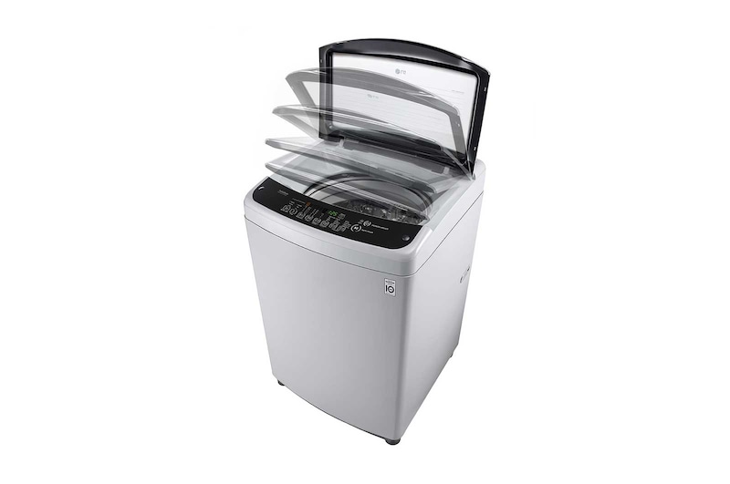 LG Lavadora Carga Superior 3 Smart Motion con Motor Smart Inverter 19 Kg color Gris plata, WT19DSB