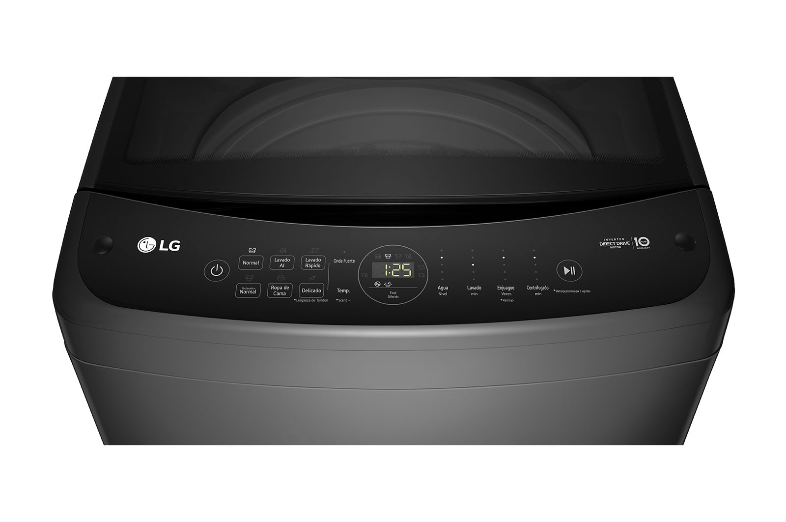 LG Lavadora LG Carga Superior AI DD™  19 kg, WT19MV6
