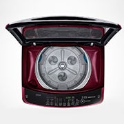 LG Lavadora Carga Superior 3 Smart Motion con Motor Smart Inverter 19 Kg color Rojo, WT19RSB