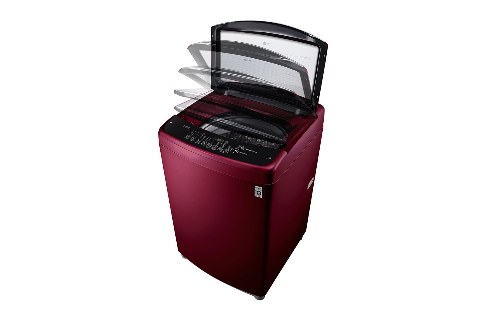 LG Lavadora Carga Superior 3 Smart Motion con Motor Smart Inverter 19 Kg color Rojo, WT19RSB