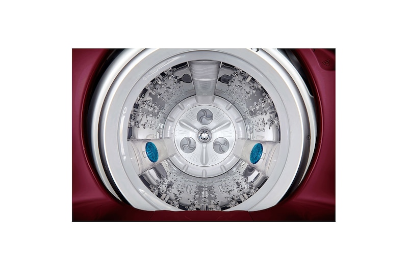 LG Lavadora Carga Superior 3 Smart Motion con Motor Smart Inverter 19 Kg color Rojo, WT19RSB