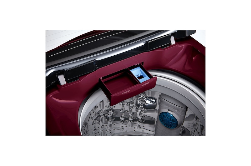 LG Lavadora Carga Superior 3 Smart Motion con Motor Smart Inverter 19 Kg color Rojo, WT19RSB