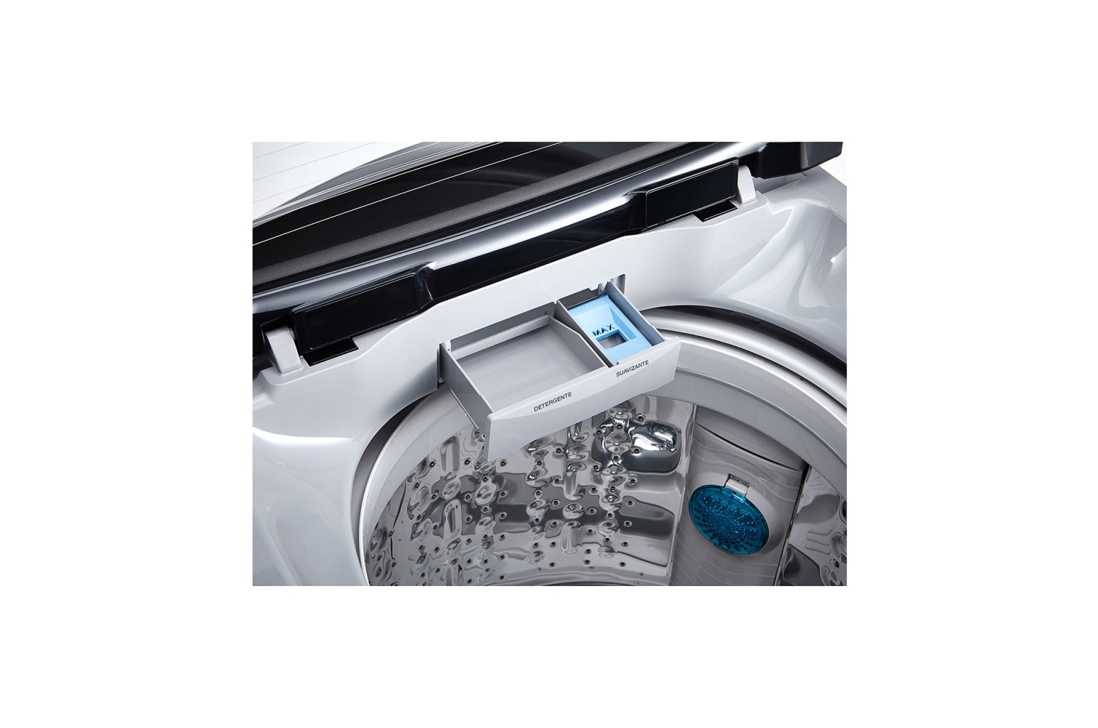 LG Lavadora Carga Superior 3 Smart Motion con Motor Smart Inverter 19 Kg color Plata, WT19SSB