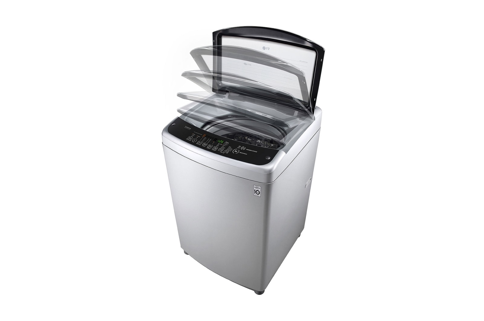 LG Lavadora Carga Superior 3 Smart Motion con Motor Smart Inverter 19 Kg color Plata, WT19SSB