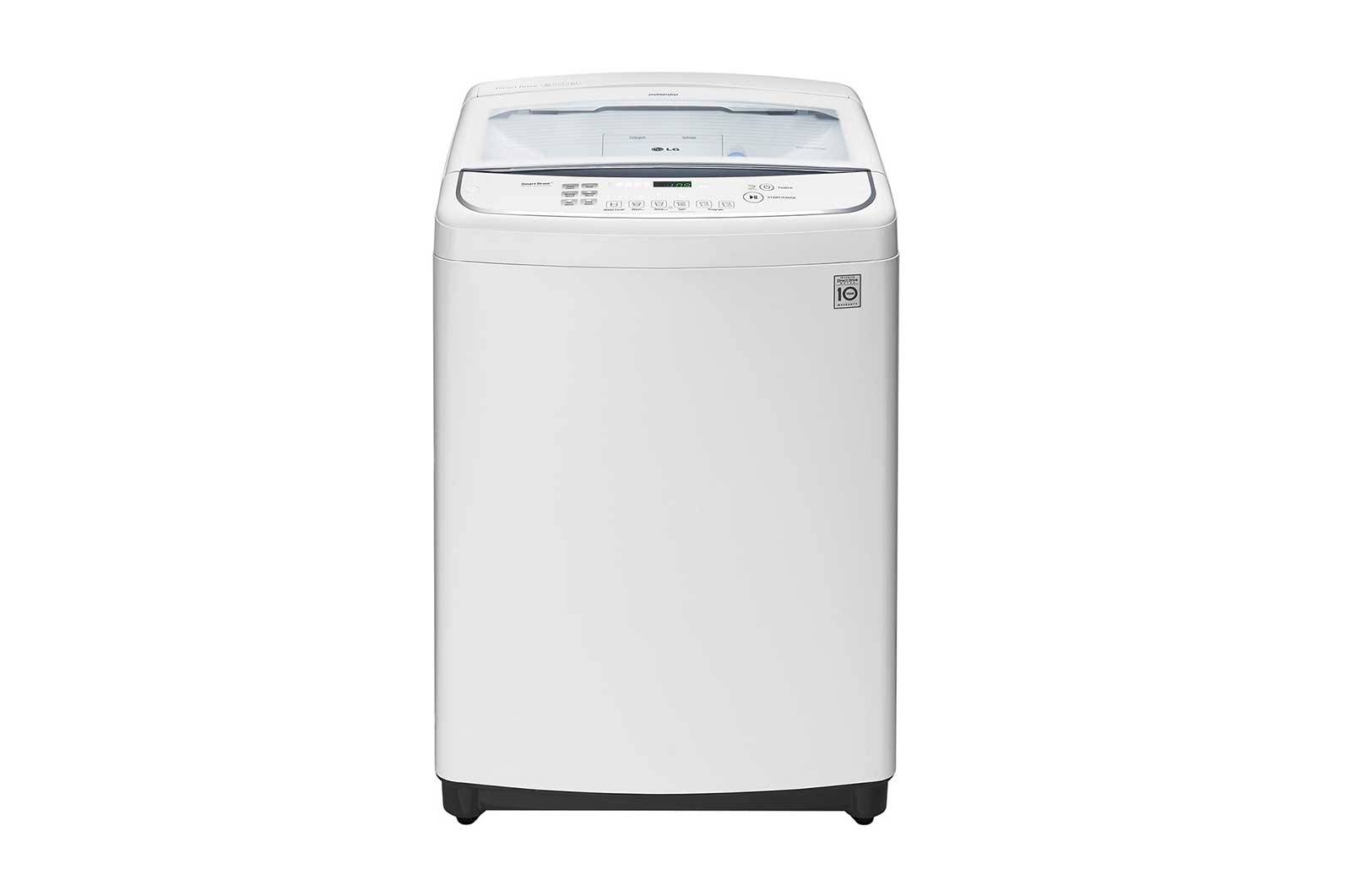 Vista frontal de Lavadora Carga Superior 6 Motion DD con Motor Inverter Direct Drive 19 Kg color Blanca WT19WS6