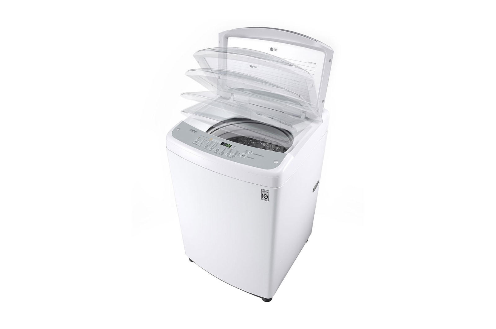 LG Lavadora Carga Superior 3 Smart Motion con Motor Smart Inverter 19 Kg color Blanca, WT19WSB