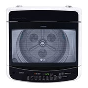 LG Lavadora Carga Superior 3 Smart Motion + TurboDrum™ con Motor Smart Inverter 19 Kg color Blanca con panel negro, WT19WSBP