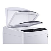 LG Lavadora Carga Superior 3 Smart Motion + TurboDrum™ con Motor Smart Inverter 19 Kg color Blanca con panel negro, WT19WSBP