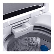 LG Lavadora Carga Superior 3 Smart Motion + TurboDrum™ con Motor Smart Inverter 19 Kg color Blanca con panel negro, WT19WSBP