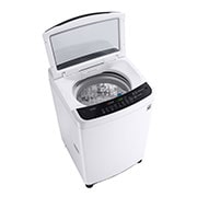 LG Lavadora Carga Superior 3 Smart Motion + TurboDrum™ con Motor Smart Inverter 19 Kg color Blanca con panel negro, WT19WSBP