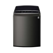 Vista frontal de Lavadora Carga Superior 6 Motion DD con Motor Inverter Direct Drive con conectividad SmartThinQ™ 21 Kg color Negra WT21BSS6