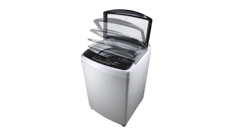 LG Lavadora Carga Superior 6 Motion DD con Motor Inverter Direct Drive 21 Kg color Acero, WT21SS6