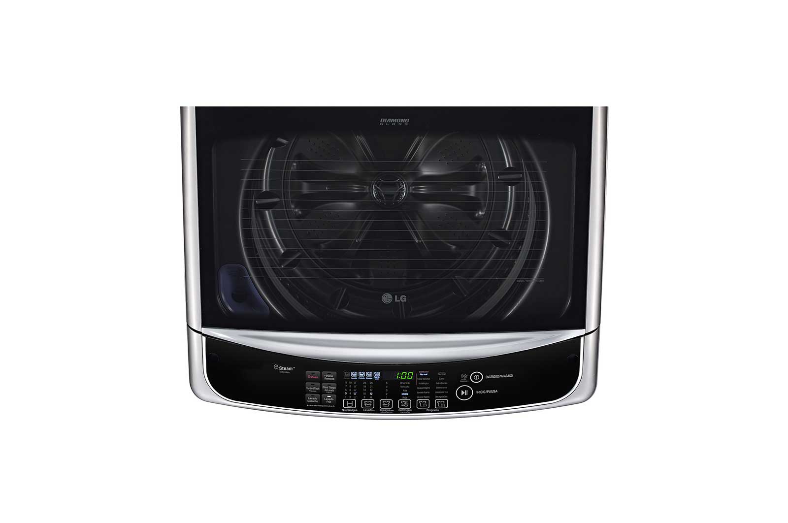 LG Lavadora Carga Superior 6 Motion DD con Motor Inverter Direct Drive 21 Kg color Platinum Silver, WT21VSS6