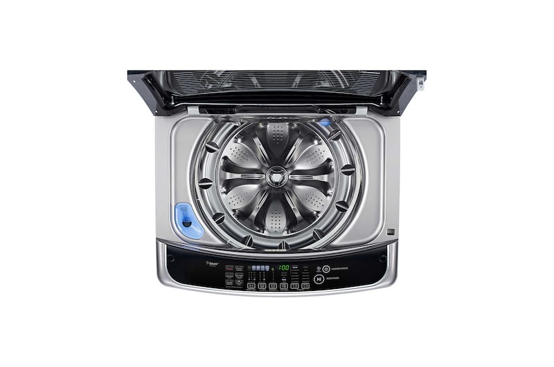 LG Lavadora Carga Superior 6 Motion DD con Motor Inverter Direct Drive 21 Kg color Platinum Silver, WT21VSS6