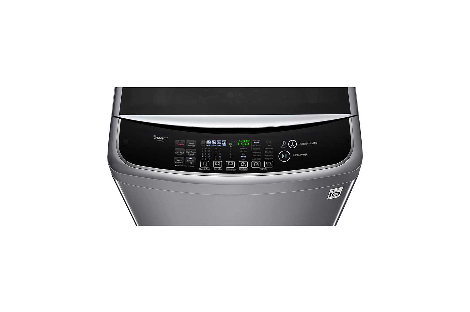 LG Lavadora Carga Superior 6 Motion DD con Motor Inverter Direct Drive 21 Kg color Platinum Silver, WT21VSS6