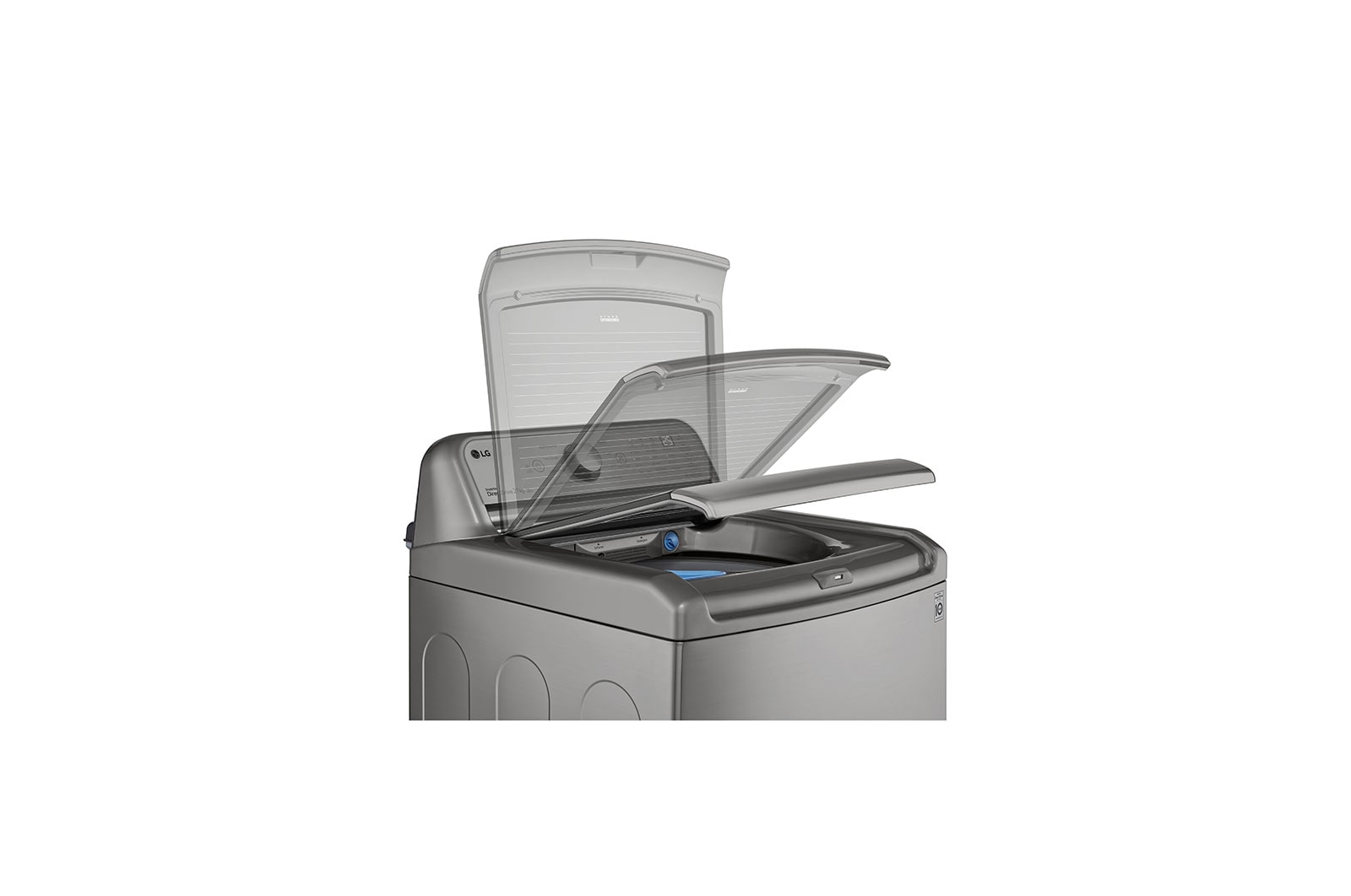 LG Lavadora LG Carga Superior con Agitador 4-Way™, Motor Inverter Direct Drive™  21 Kg - Plata, WT21VT6HKA