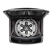 LG Lavadora Carga Superior Inteligente 6 Motion DD con Motor  Inverter Direct Drive, True Steam 22Kg color Black Steel con Conectividad LG ThinQ, WT22BSS6H