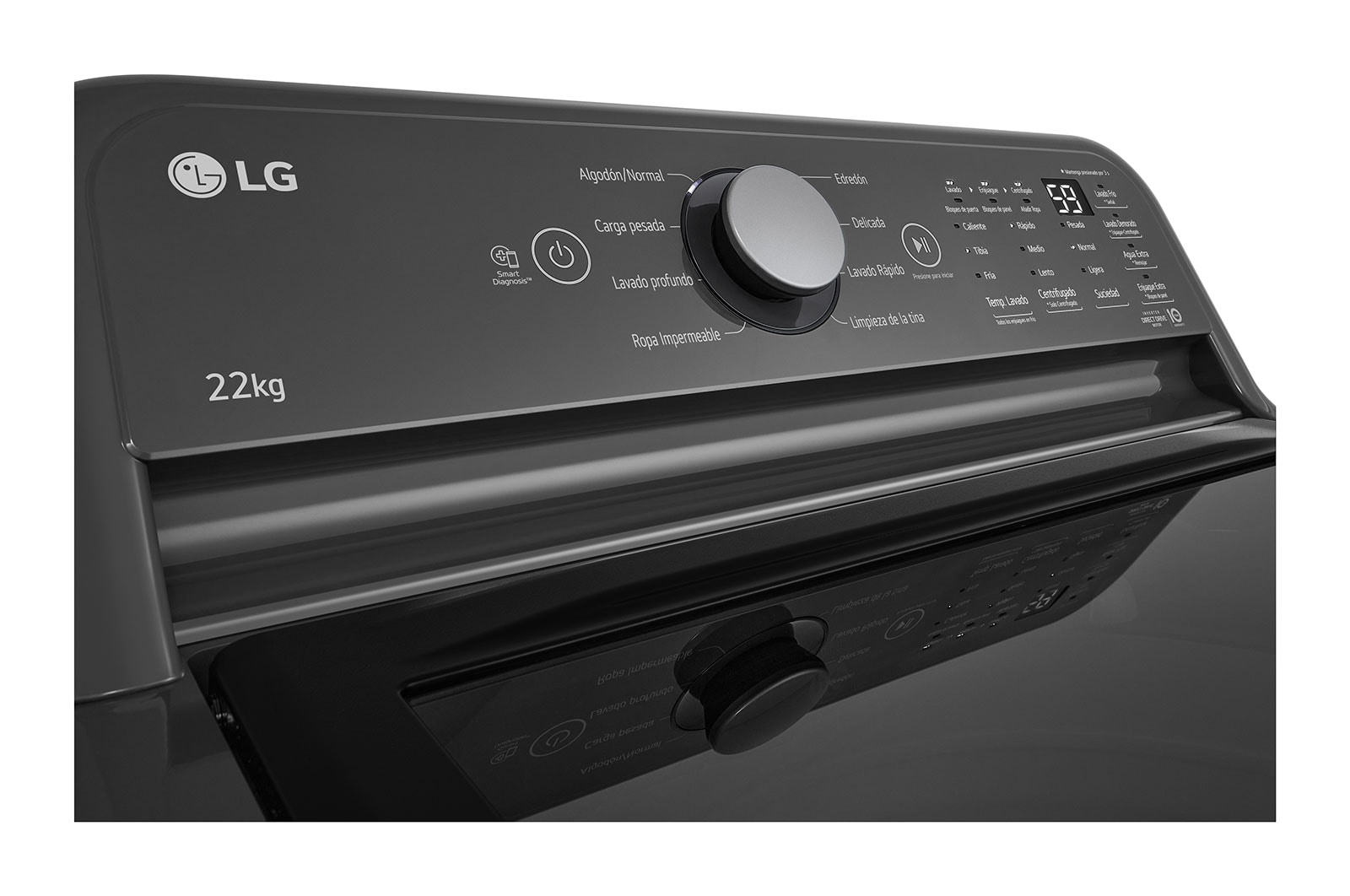 LG Lavadora LG Carga Superior 6 Motion DD 22kg, WT22MT6HK