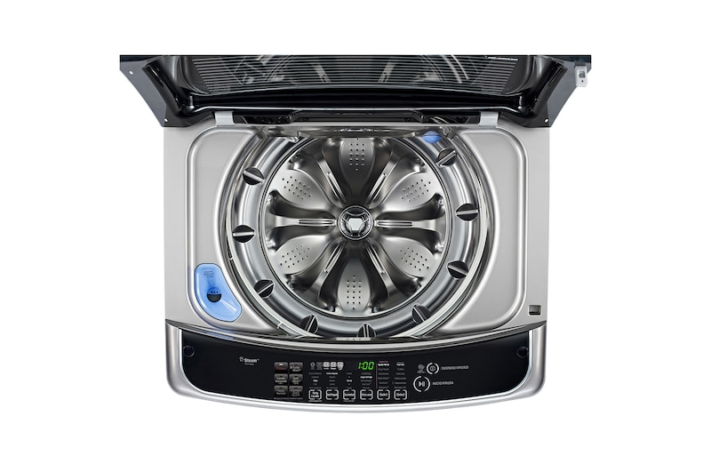 LG Lavadora Carga Superior Inteligente TurboWash3D  con Motor Inverter Direct Drive con conectividad ThinQ™ 22 Kg color Acero, WT22VSS6H