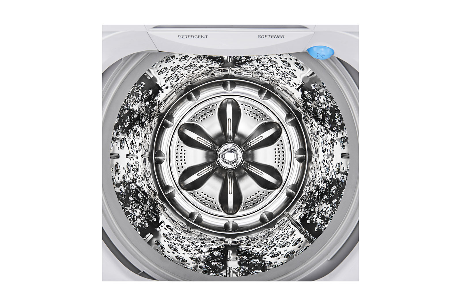 LG Lavadora smart Carga Superior 6 Motion DD, con Motor Inverter Direct Drive, Turbo Shot  22kg color Blanco, WT22WS6H