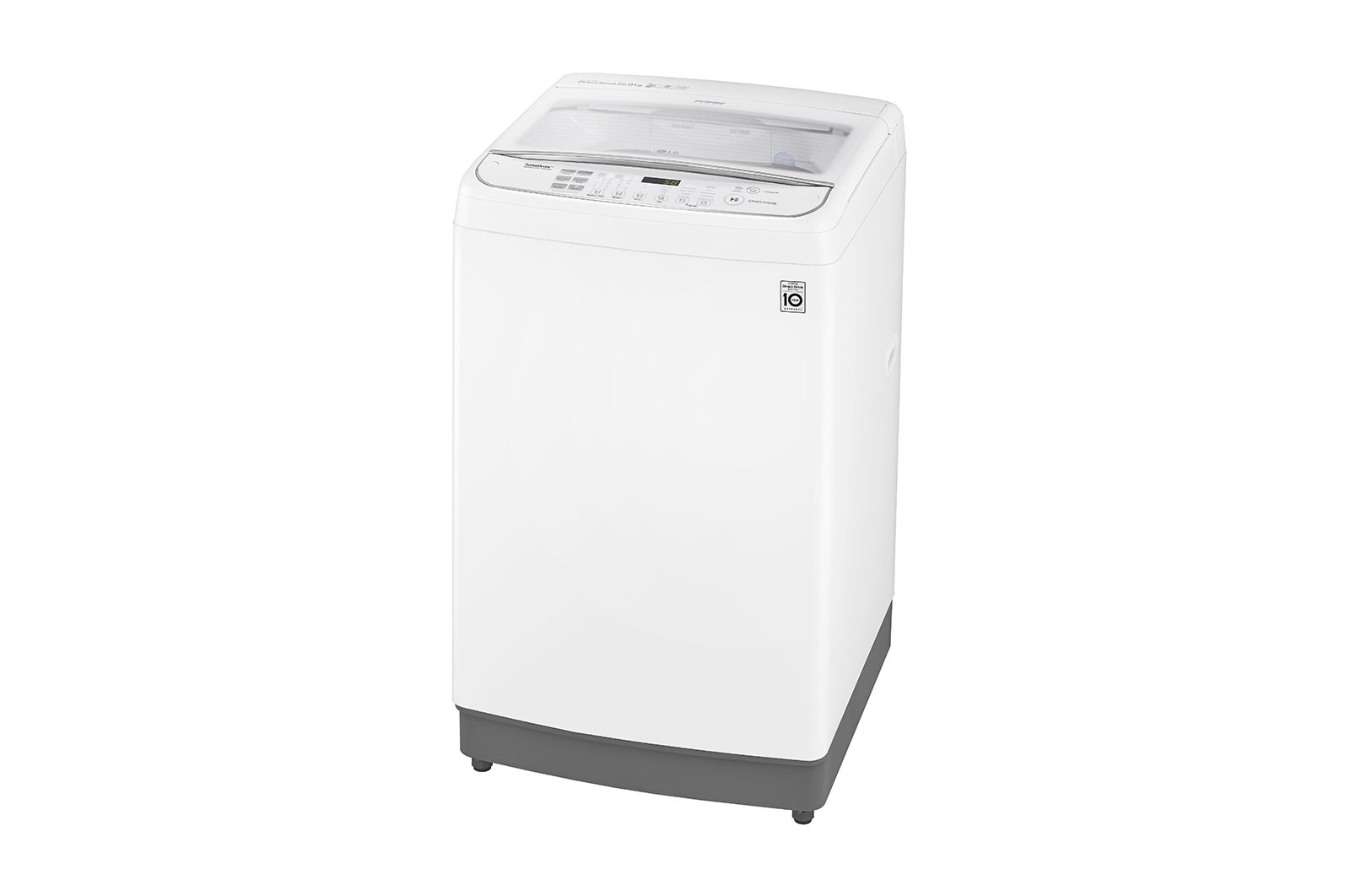 LG Lavadora smart Carga Superior 6 Motion DD, con Motor Inverter Direct Drive, Turbo Shot  22kg color Blanco, WT22WS6H