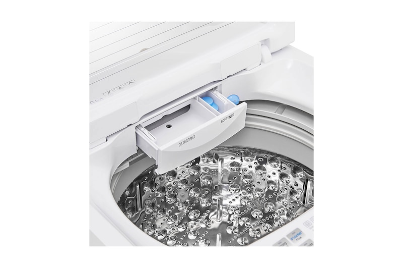 LG Lavadora LG Carga Superior Inteligente Turbo Wash 3D Inverter DD con 6 Motion DD 22 Kg - Blanca CON Conectividad LG ThinQ, WT22WS6HP