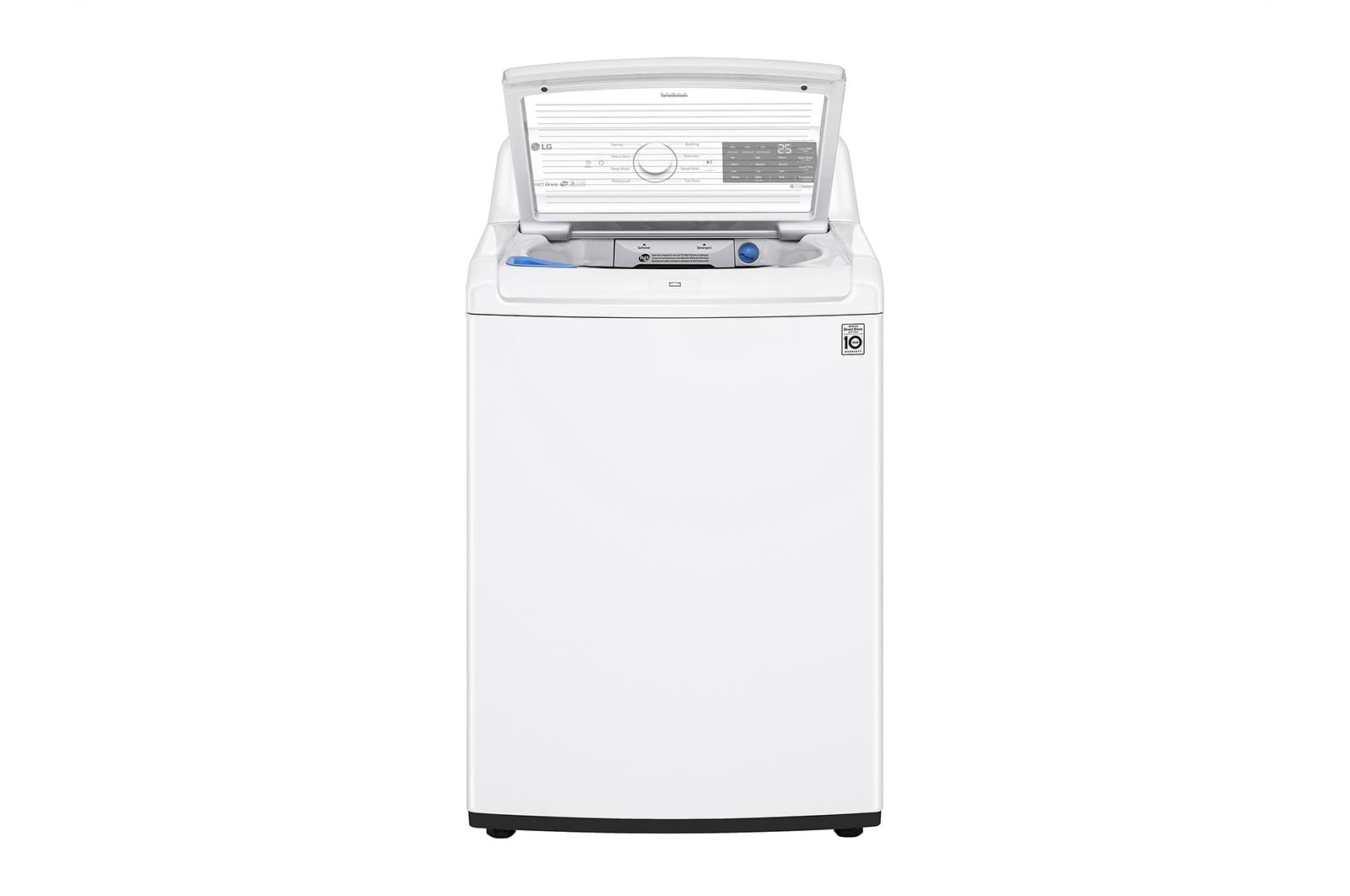 LG Lavadora Carga Superior 6 Motion DD con Motor Inverter Direct Drive 22 Kg color Blanca, WT22WT6H