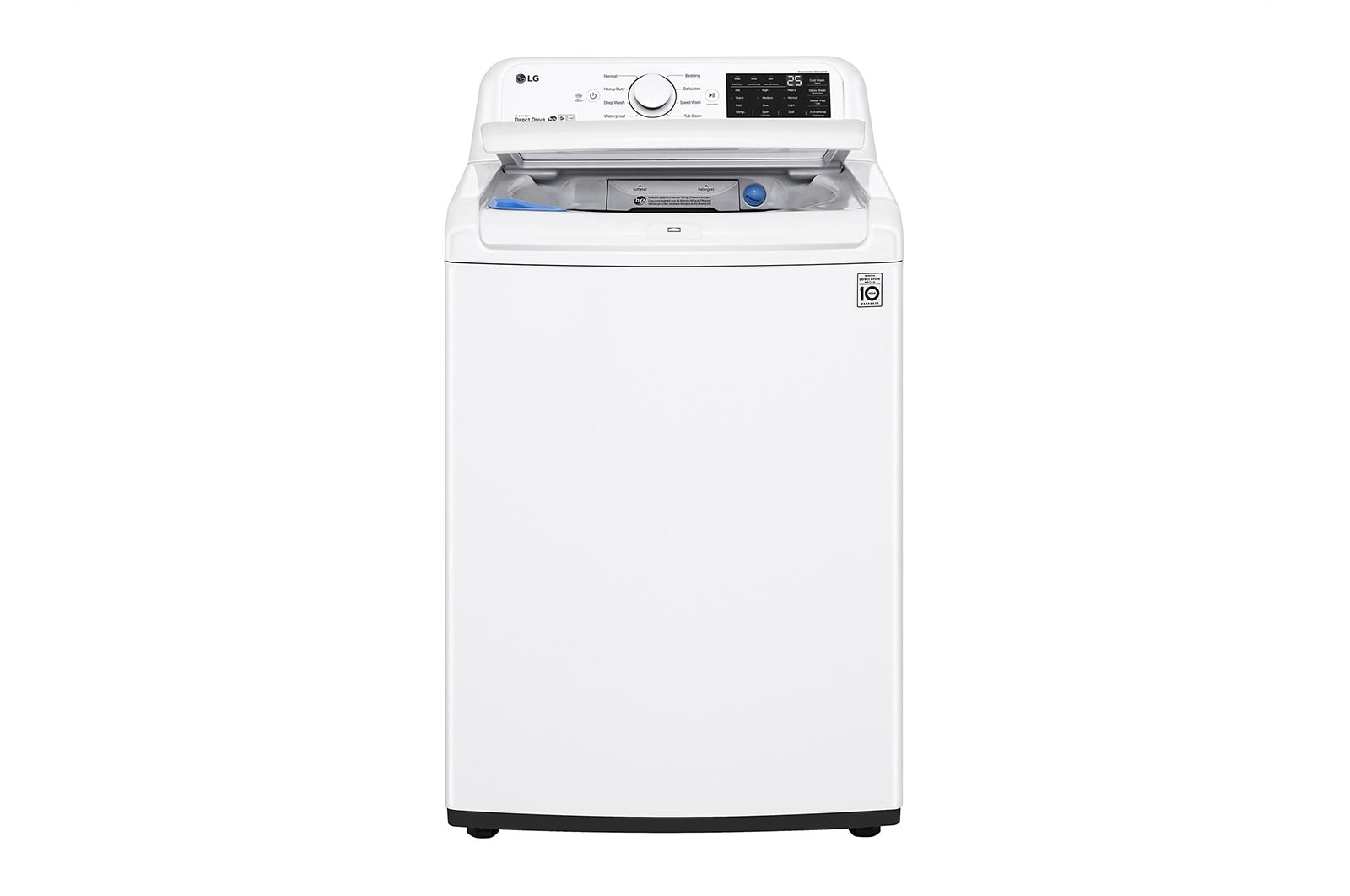 LG Lavadora Carga Superior 6 Motion DD con Motor Inverter Direct Drive 22 Kg color Blanca, WT22WT6H