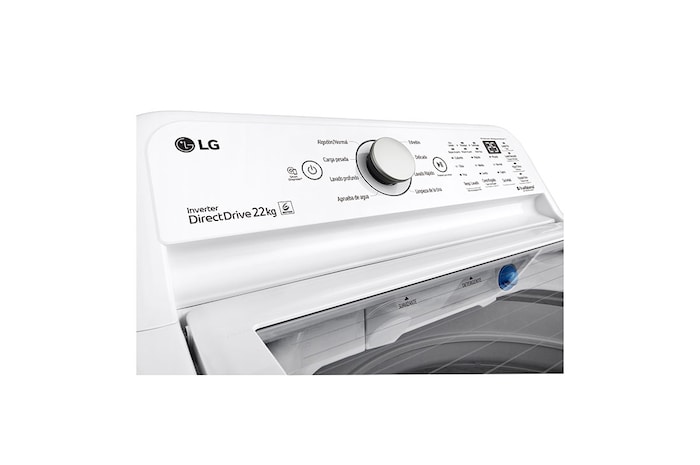 LG Lavadora Carga Superior Motor Inverter 22kg, WT22WT6HK