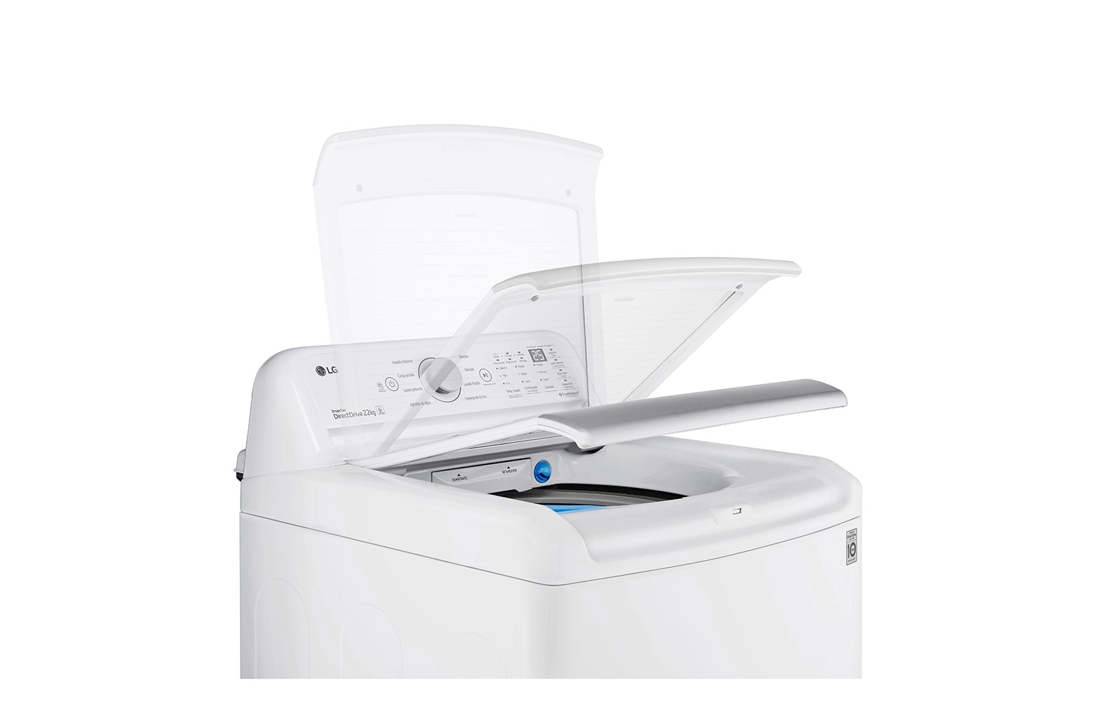 LG Lavadora Carga Superior Motor Inverter 22kg, WT22WT6HK