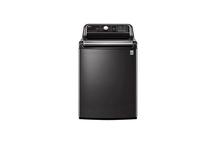LG Lavadora Carga Superior Inteligente 6 Motion DD con Motor Inverter Direct Drive, True Steam 25Kg color Black Steel con Conectividad LG ThinQ + Secadora de gas LG Inteligente con ciclos de vapor TrueSteam™, Sensor Dry y Conectividad LG ThinQ, 25 Kg - Color acero negro, WT25BTS6H.DT25BT
