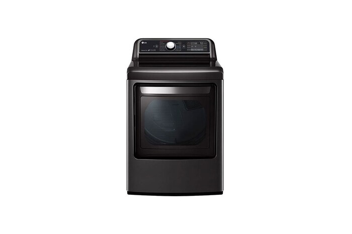 LG Lavadora Carga Superior Inteligente 6 Motion DD con Motor Inverter Direct Drive, True Steam 25Kg color Black Steel con Conectividad LG ThinQ + Secadora de gas LG Inteligente con ciclos de vapor TrueSteam™, Sensor Dry y Conectividad LG ThinQ, 25 Kg - Color acero negro, WT25BTS6H.DT25BT