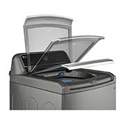 LG Lavadora Carga Superior Inteligente  6 Motion DD, con Motor Inverter Direct Drive, Turbo Shot 25Kg color Plata con Conectividad LG ThinQ, WT25VTS6H