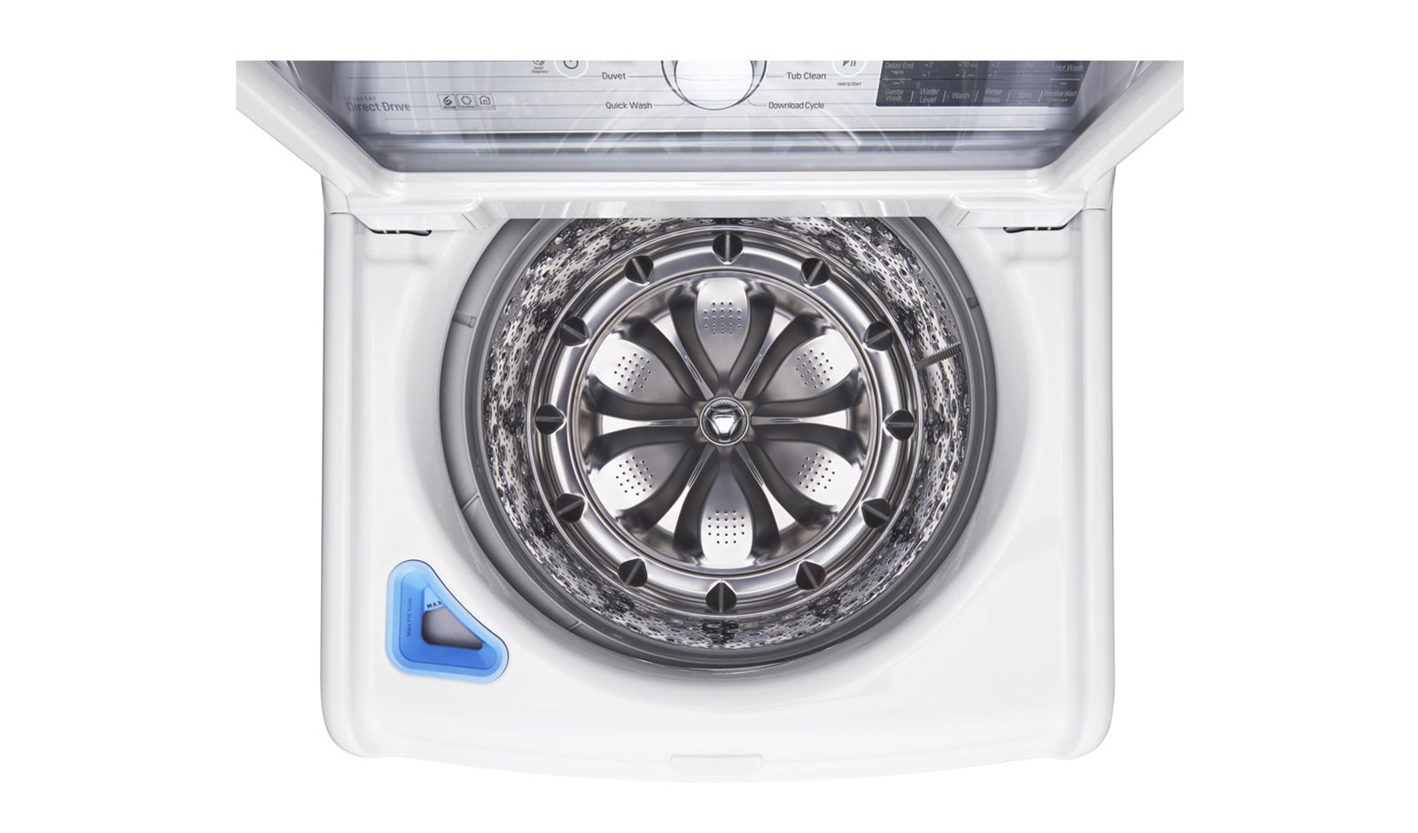LG Lavadora Smart Carga Superior 6 Motion DD con Motor Inverter Direct Drive con conectividad SmartThinQ™ 25 Kg color Blanca, WT25WT6