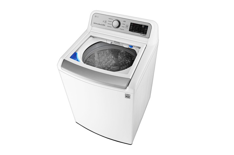 LG Lavadora smart Carga Superior 6 Motion DD, con Motor Inverter Direct Drive, Turbo Wash 25Kg color Blanco, WT25WT6H